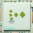 model-6-dimension.jpg Multiple flowers, hearts polymer clay cutters