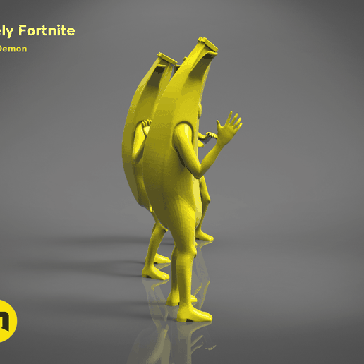 🍌 Peely Fortnite Banana Figures・ STL File for ・Cults
