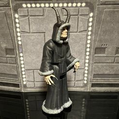 319100465_1249597185593252_2191721608012433496_n.jpg STL file STAR WARS ADVENT CALENDAR 2022 DAY #13, VINTAGE EMPEROR KRAMPUS FIGURE, ORNAMENT. 3.75", 1/18 KENNER, HASBRO・3D printable design to download