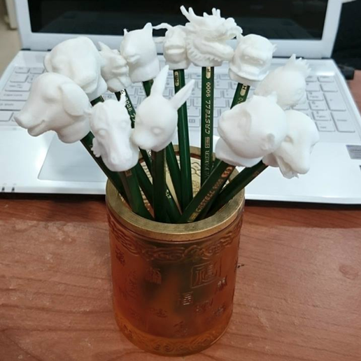 Jackie Chan Movie-CZ12: Chinese Zodiac (Ring, Pencil Topper) 3D model