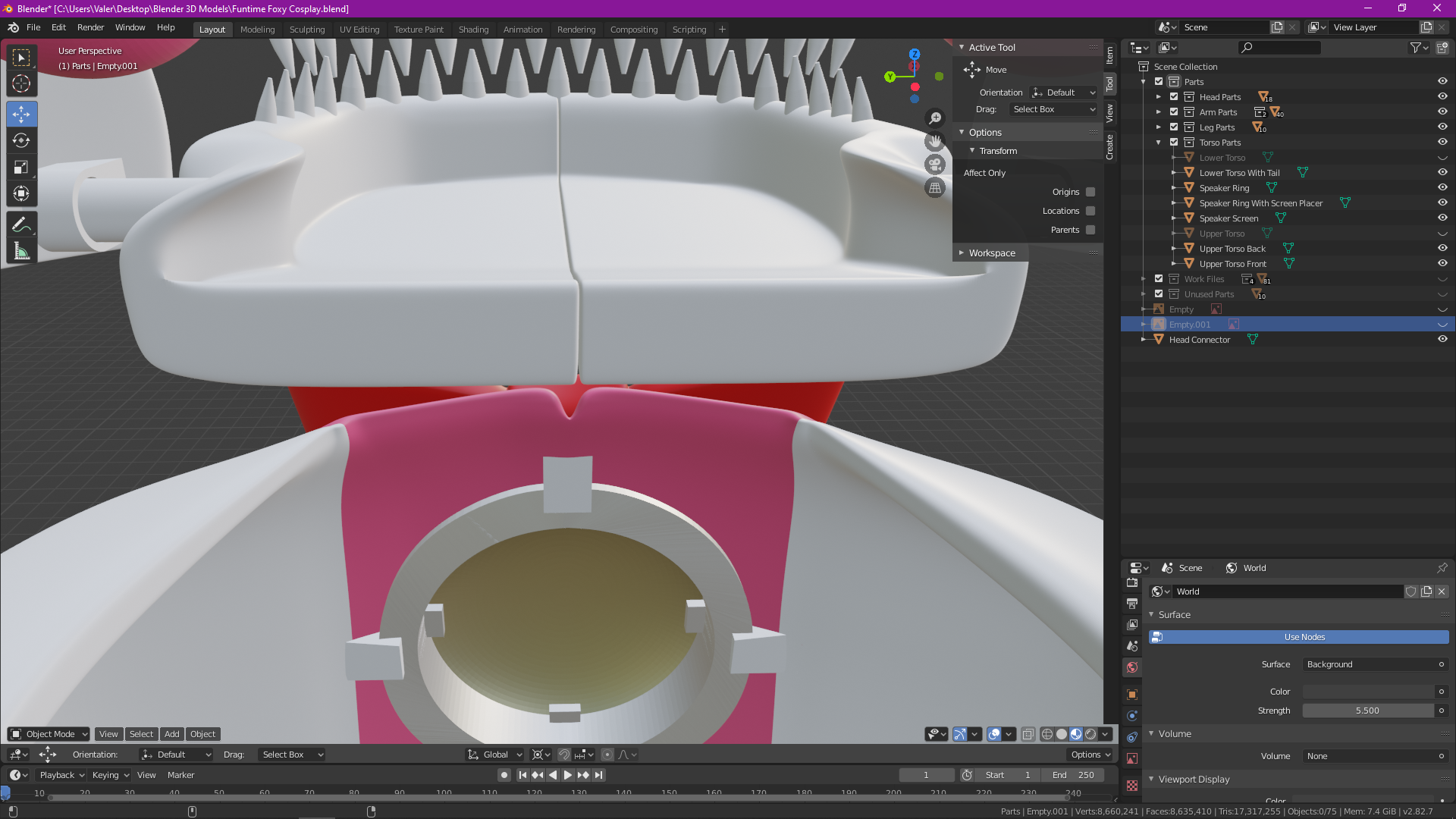 Screenshot (189).png Archivo 3D gratis Piezas de Cosplay de Funtime Foxy・Plan para descargar y imprimir en 3D, valertale