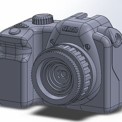 Cam1.jpg Archivo STL Toy camera with folding screen / Camara de fotos de juguete・Plan imprimible en 3D para descargar, elvis206gti