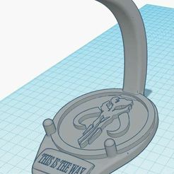 Mando_Mask_2.JPG Archivo 3D gratis Soporte para máscara mandaloriana・Objeto imprimible en 3D para descargar