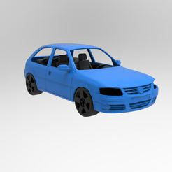 untitled.950.png Archivo STL VW GOL G4 -- AUTO COMPLETO -- 1/24 -- 3 PUERTAS・Modelo imprimible en 3D para descargar