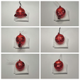 3.png Emoji Christmas Ornament Set