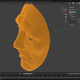 Sad-Eyes-Mask_wire.png Sad Eyes Mask 3D Print Model Poignant Sorrowful Expression