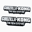 Screenshot-2024-05-15-170718.png 2x GODZILLA X KONG - THE NEW EMPIRE Logo Display by MANIACMANCAVE3D