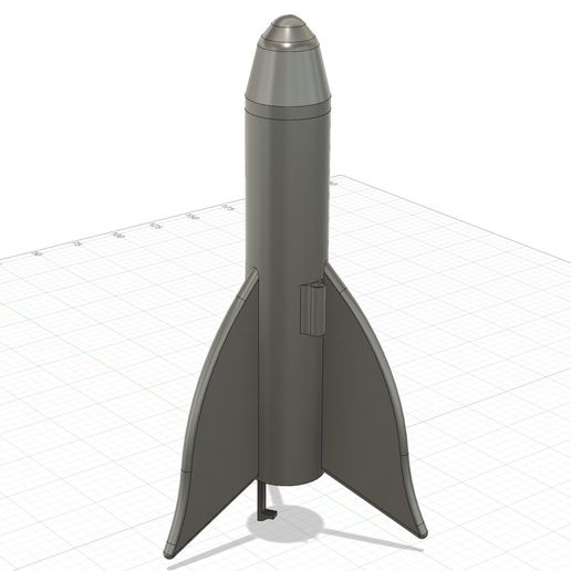 🚀 Model Rocket・Free STL File for 3D printing・Cults