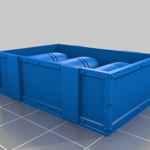 Download free STL file Imperial Bombard Shells and Crate • 3D printer
