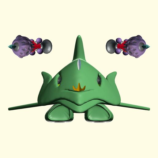 MAN-08 Elmeth Mobile Armor + Bits (Funnels) Gundam 3D Rose of Sharon