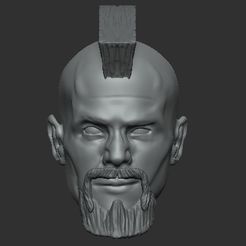 1.jpg Jason Statham Mohawk Head for Mythic Legions