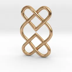 va.webp Endless Knot for Two Hearts Pendant