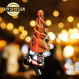 TreeTap-Ribbon-Twist.png Beer Tap Handle - Ribbon Twist Christmas Tree
