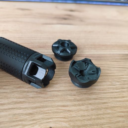 SEIS RI Rt et ce — : <A O E nen nit S - ‘ Modular Airsoft Suppressor