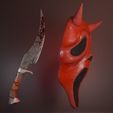 Ghostface_RunningBlood_1.jpg Danny Johnson - Ghostface - Running Blood Cosplay Mask & Knife - Dead by Daylight