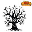 tree-6.jpg Horror Spooky tree svg, stl