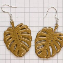 f960fad35424345d06433b26c95cff38_display_large.jpg Fichier STL gratuit boucles d'oreilles feuilles・Objet à télécharger et à imprimer en 3D