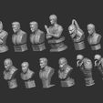 08.jpg 3D PRINTABLE COLLECTION BUSTS 9 CHARACTERS 12 MODELS