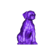 puppy rhodesian ridgeback sitting.stl Puppy rhodesian ridgeback sitting 3D print model