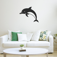 Dolphin-t334454png.png Delfin - Wanddekoration