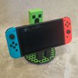 20230603_155100.jpg NINTENDO SWITCH MINECRAFT CREEPER STAND / HOLDER / NINTENDO