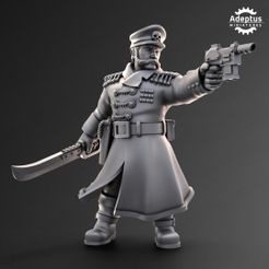 1.jpg STL file Commander – Imperial Guard・3D printing model to download