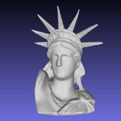 snapshot01-crop.jpg Бесплатный STL файл Statue of Liberty Enlightening the World bust・3D-печатный дизайн для скачивания