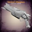 14.jpg Samira Weapon From League of Legends - Fan Art 3D print model