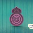 real-madrid.jpg Fichier STL Découpeur de biscuits Real Madrid・Plan à imprimer en 3D à télécharger