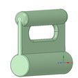 ABA_258_ustrong-01.jpg Nylon Internal Flat Slide and Slug ABA-258_ustrong 3d-print