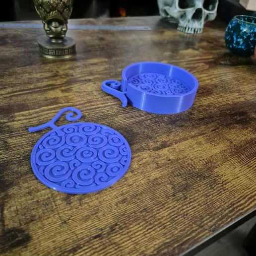 Gomu Gomu No Mi Inspired Coaster Set – One Piece