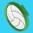 PELOTA-VOLEY_RENDER-3.jpg 🏐✨ Volleyball Ausstechform - Stilisiertes Sport Ball Design - Volleyball Ausstechform - Stilisiertes Sport Design