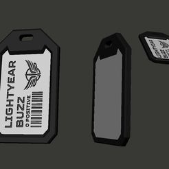 259061482_626410065134986_7383076731887403600_n.jpg Файл STL Buzz Lightyear Dog Tag Военная подвеска Toy Story Star Command・3D-печатный дизайн для загрузки