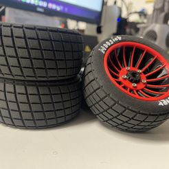 IMG_3325.jpg STL file RC Tire for 3D Sets - Hoosier like・3D printing model to download