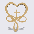 Shapr-Image-2023-12-29-151030.png Infinity sign, heart and cross, Christian marriage symbol, Jesus Forever Love, infinity heart, forever together, everlasting eternal divine love
