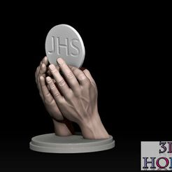 2.jpg hands Eucharist model sculpture mani hand