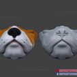 Bulldog_Mask_Face_Cosplay_3dprint_09.jpg Bulldog Face Mask Halloween Cosplay for 3D Print