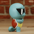 squirtleA_04.png Squirtle Squad Chibi Shades Sunglasses Pokemon 3 models