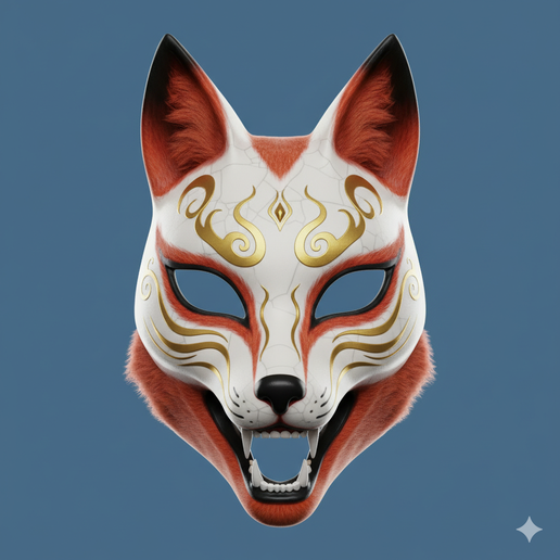 twisted grin mask STL, mecha mask STL, resin mask STL, mask file, cracked mask STL, oni mask STL, breathable mask STL, party mask STL, universal size mask STL, slasher mask STL, mask prop STL, wolf mask STL, assembled mask STL, manga mask STL, devil mask