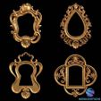 0-10-3.jpg 27 Mega Bundle Baroque & Classic Photo Frames - 3D Models STL/OBJ for CNC & 3D Print