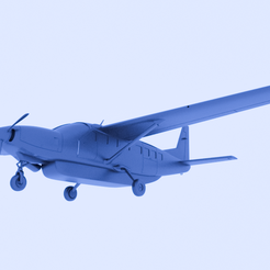 001full.png STL file Cessna Grand Caravan 208B・3D printing model to download