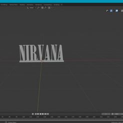 bandicam 2019-12-07 20-32-20-044.jpg Fichier 3D gratuit Logo texte Nirvana・Design à télécharger et à imprimer en 3D, hralajakub