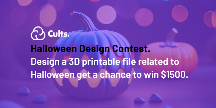 Halloween's design and 3D printing challenge.