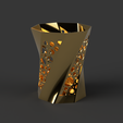vase-test.png octagonal vase with hole patterns