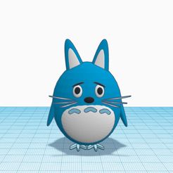 Totoro-anime-front.jpg Fichier 3D Totoro Anime Character Pokemon・Modèle pour imprimante 3D à télécharger, Allexxe