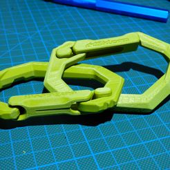 Mousqueton Origami par ddf3d.com