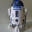 R2D2 Make_8.jpg STAR WARS - R2D2 highly detailed &ready to print, 360° rotating head & openable to use it as a storage box.
