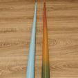 4.jpg Collapsible Sword - Épée dépliable - No support / Print In place Version 1