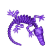 Flexi Crocodile.STL CUTE FLEXI PRINT-IN-PLACE CROCODILE with 3MF Included!