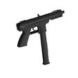 TEC-9-automatic-pistol.png OBJ file TEC-9 automatic pistol・3D print model to download